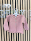 Pink Knit Cardigan