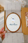 Embroidery Hoop Plaque | Goose