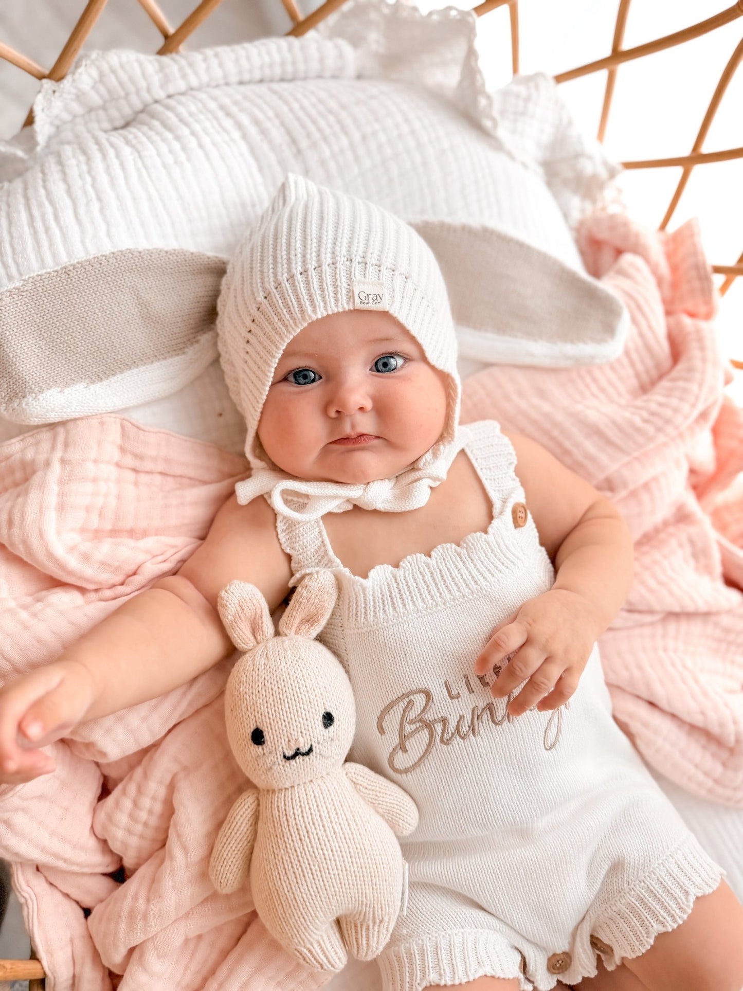 Sleeveless Scalloped Romper | Easter Collection