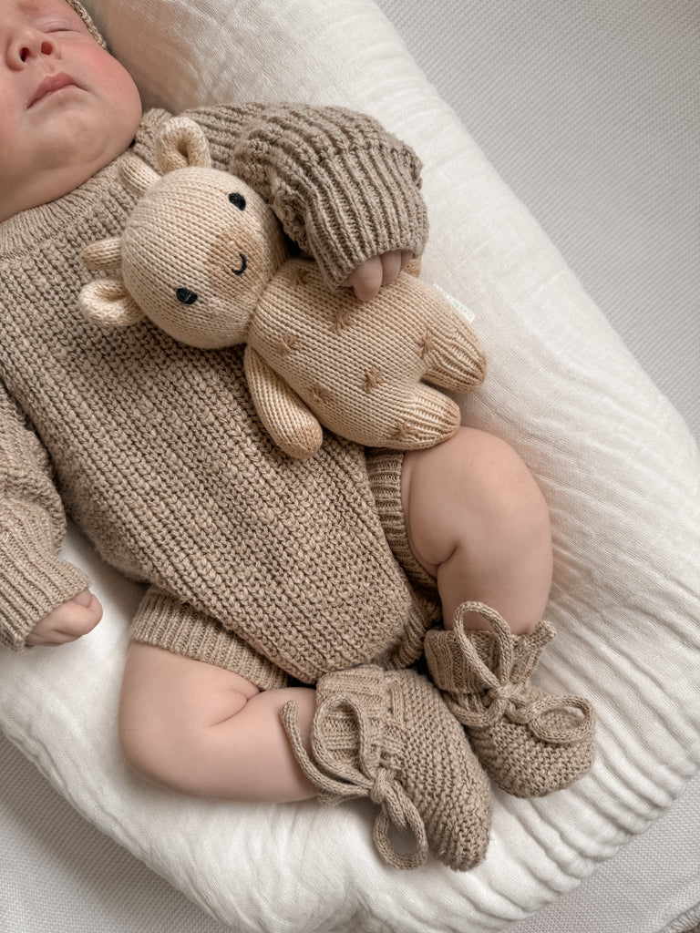 Textured Romper | Fudge