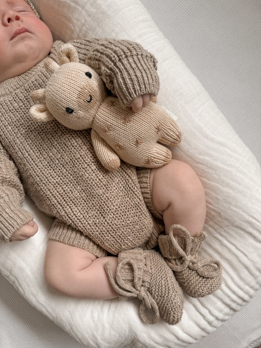Textured Romper | Fudge