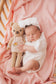 Ruffled Edge Wrap Romper | White
