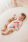 Red Candy Cane Romper | Christmas