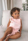Blossom Pink Bow Romper
