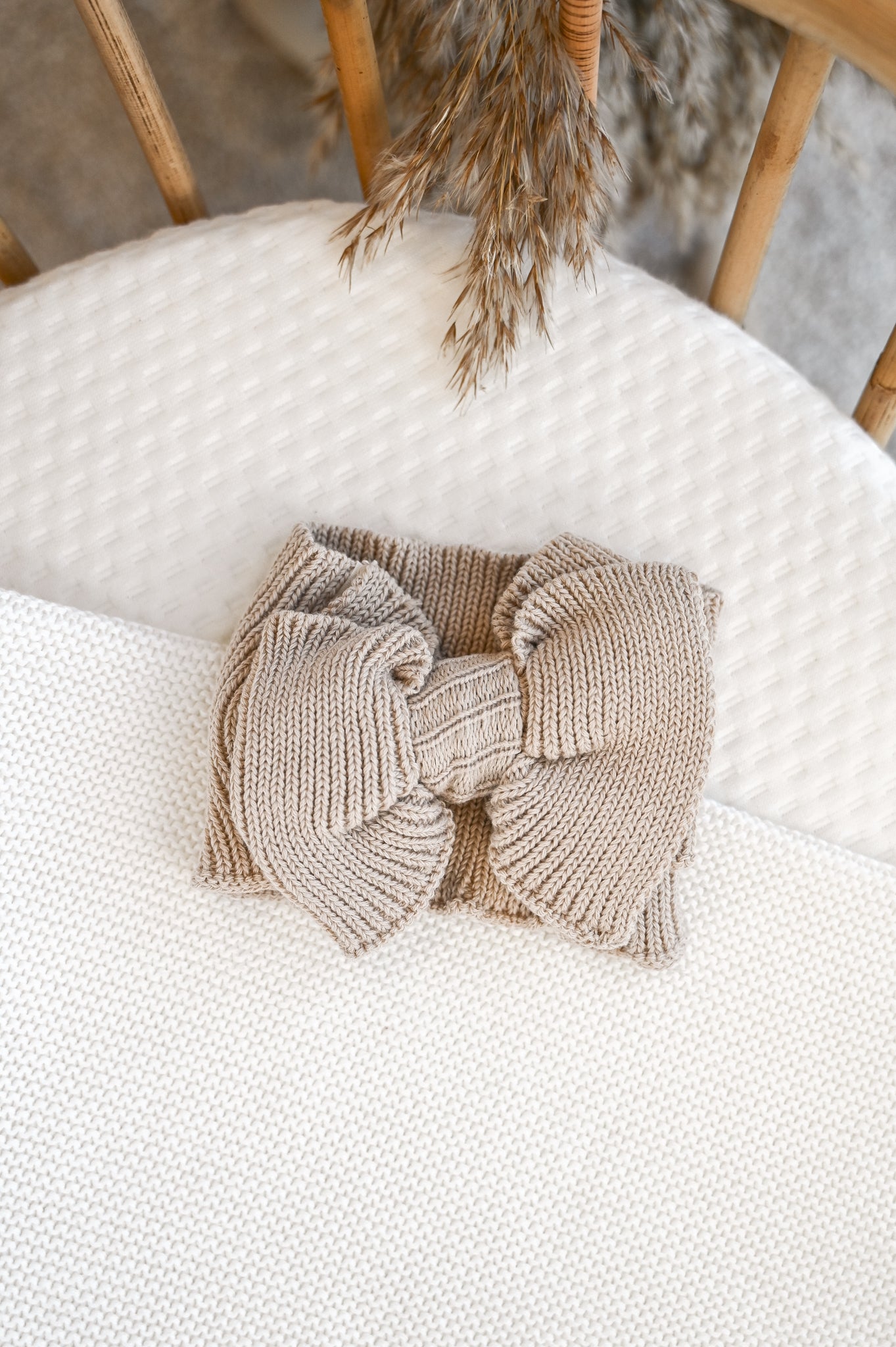 Knitted Head bow  | Fawn