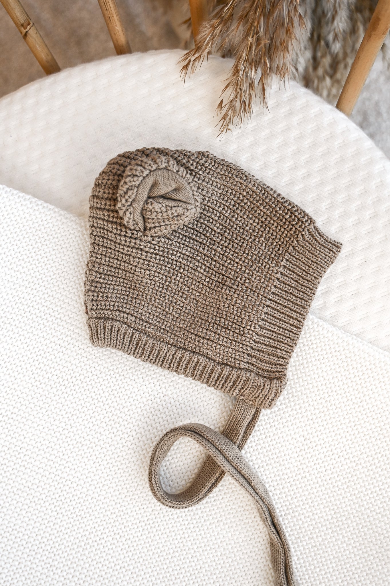 Bear Bonnet | Mocha Brown