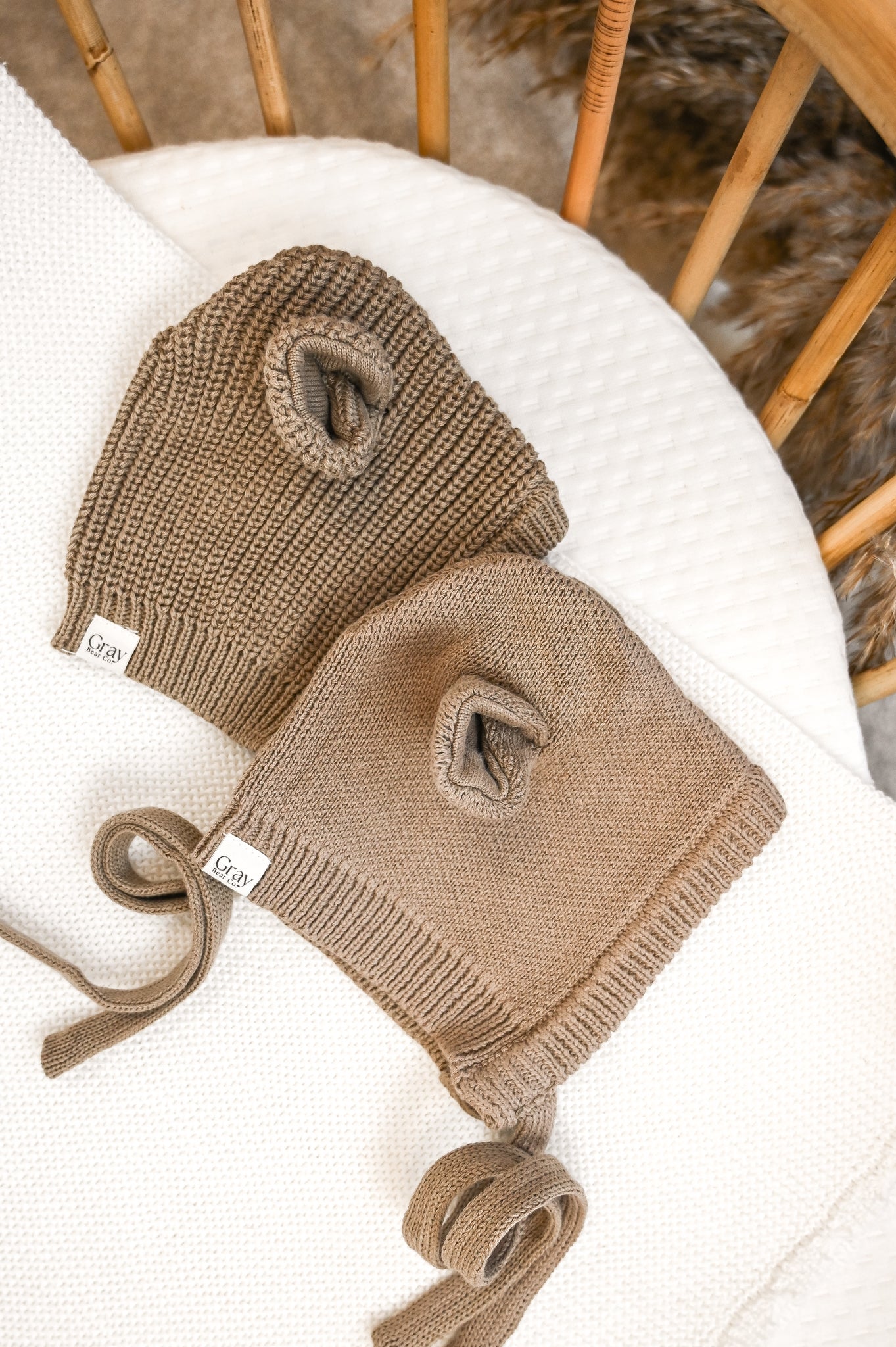 Bear Bonnet | Mocha Brown