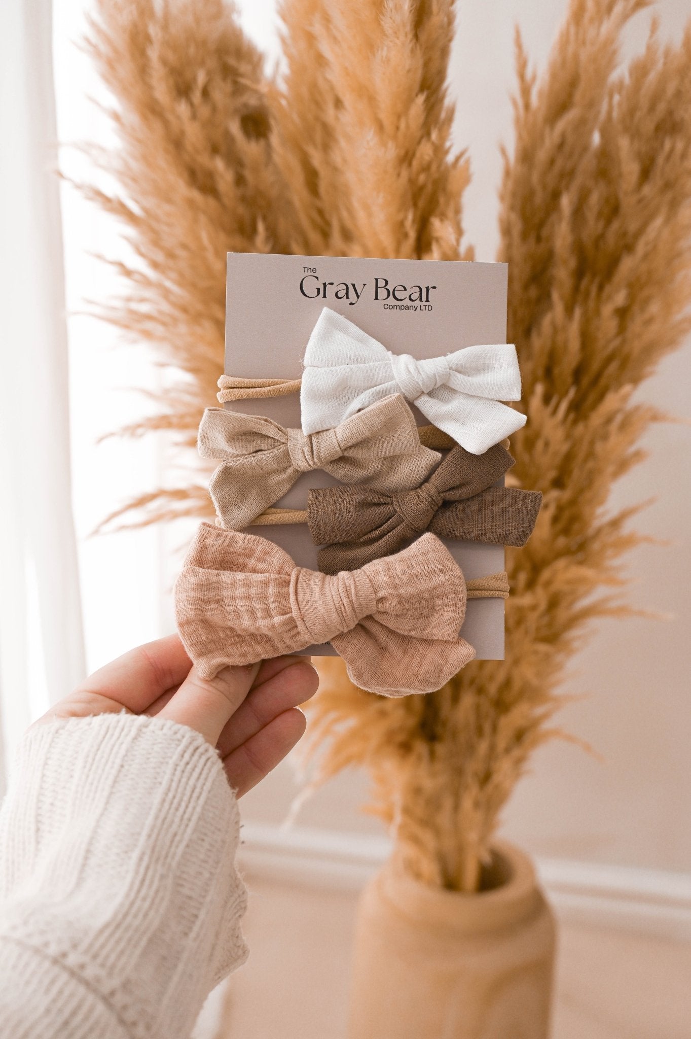 x4 Bow Headbands | Neutrals