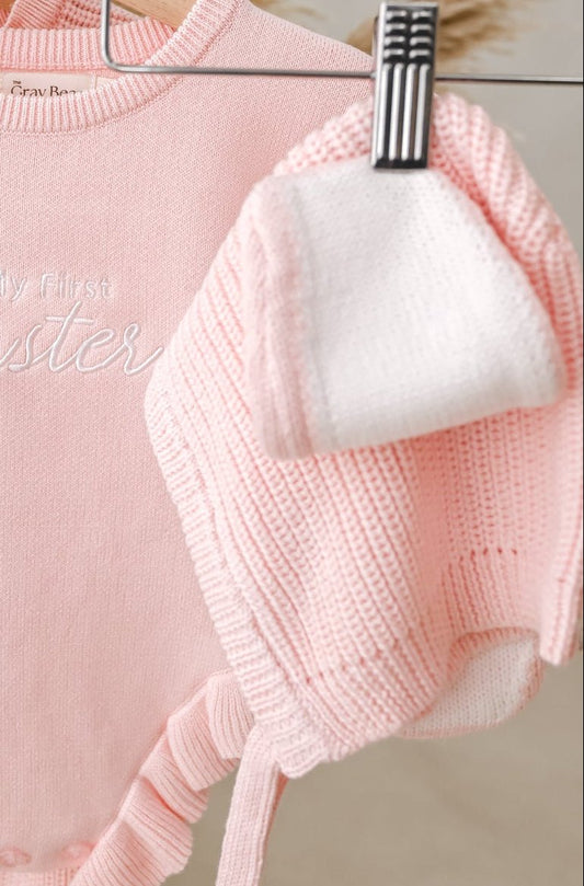 Bunny Rabbit Bonnet | Blossom pink