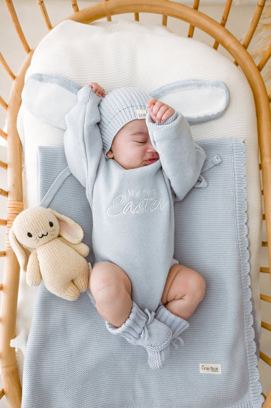 Powder Blue Romper | Easter Collection