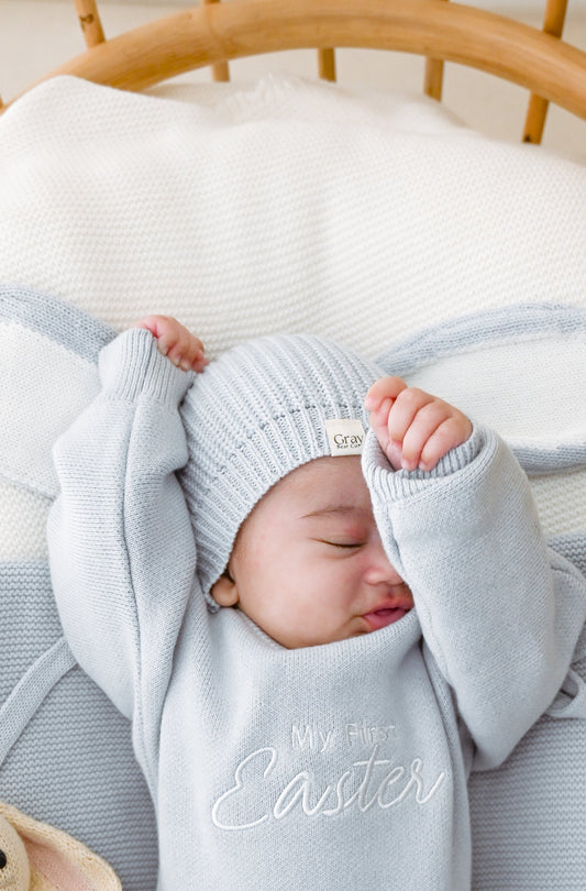 Bunny Rabbit Bonnet | Powder Blue