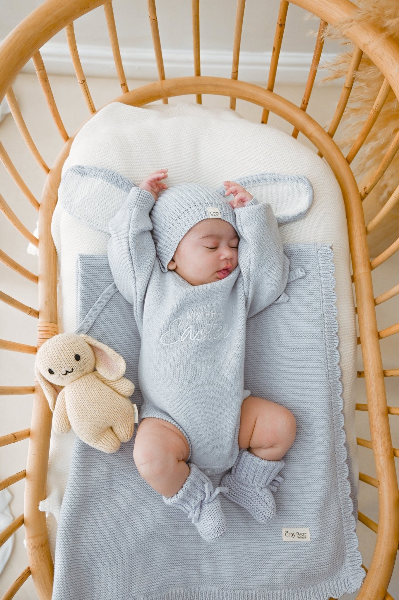 Powder Blue Romper | Easter Collection