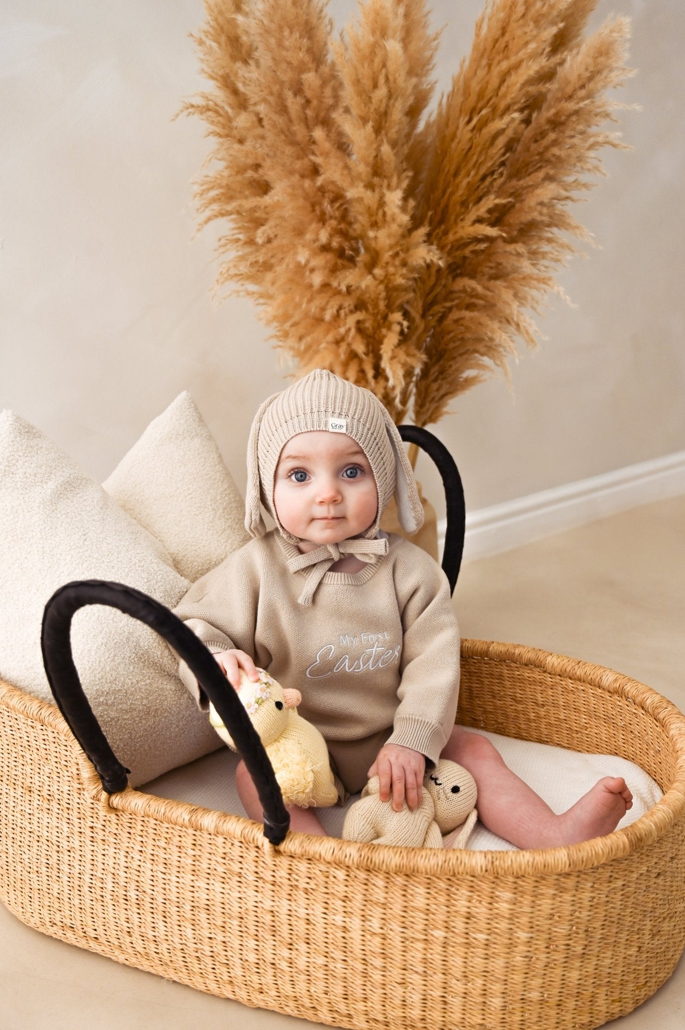 Fawn Ruffled Romper | Easter Collection