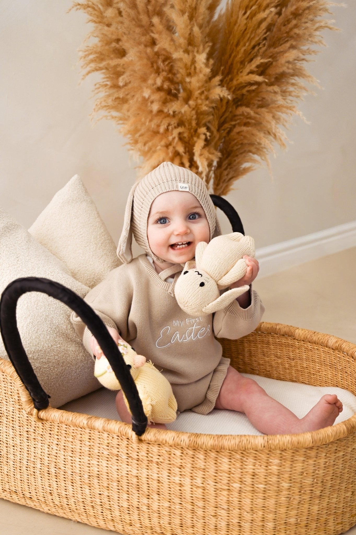 Fawn Ruffled Romper | Easter Collection