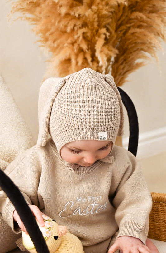 Bunny Rabbit Bonnet | Fawn
