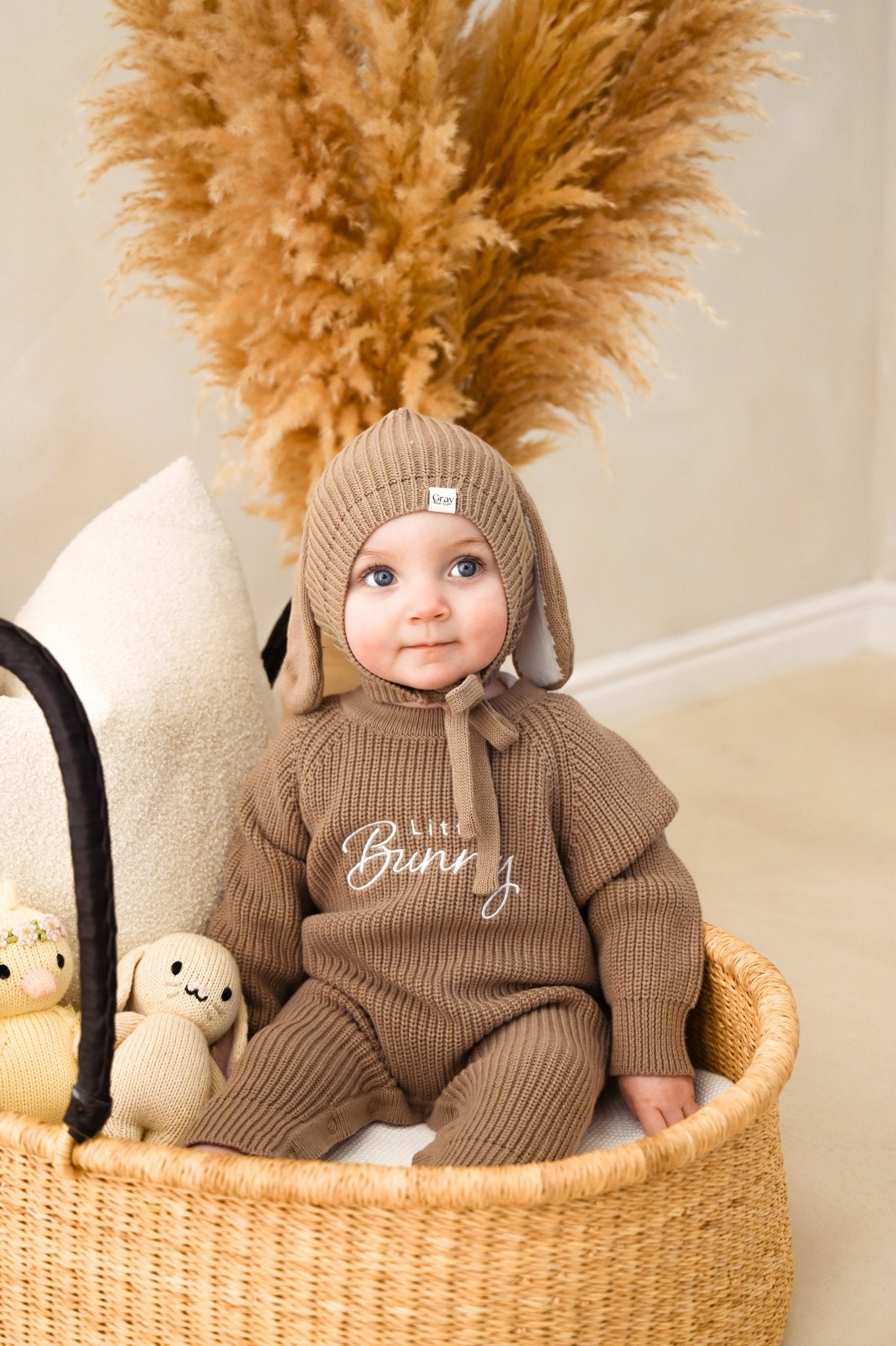 Full Length Mocha Romper | Easter Collection