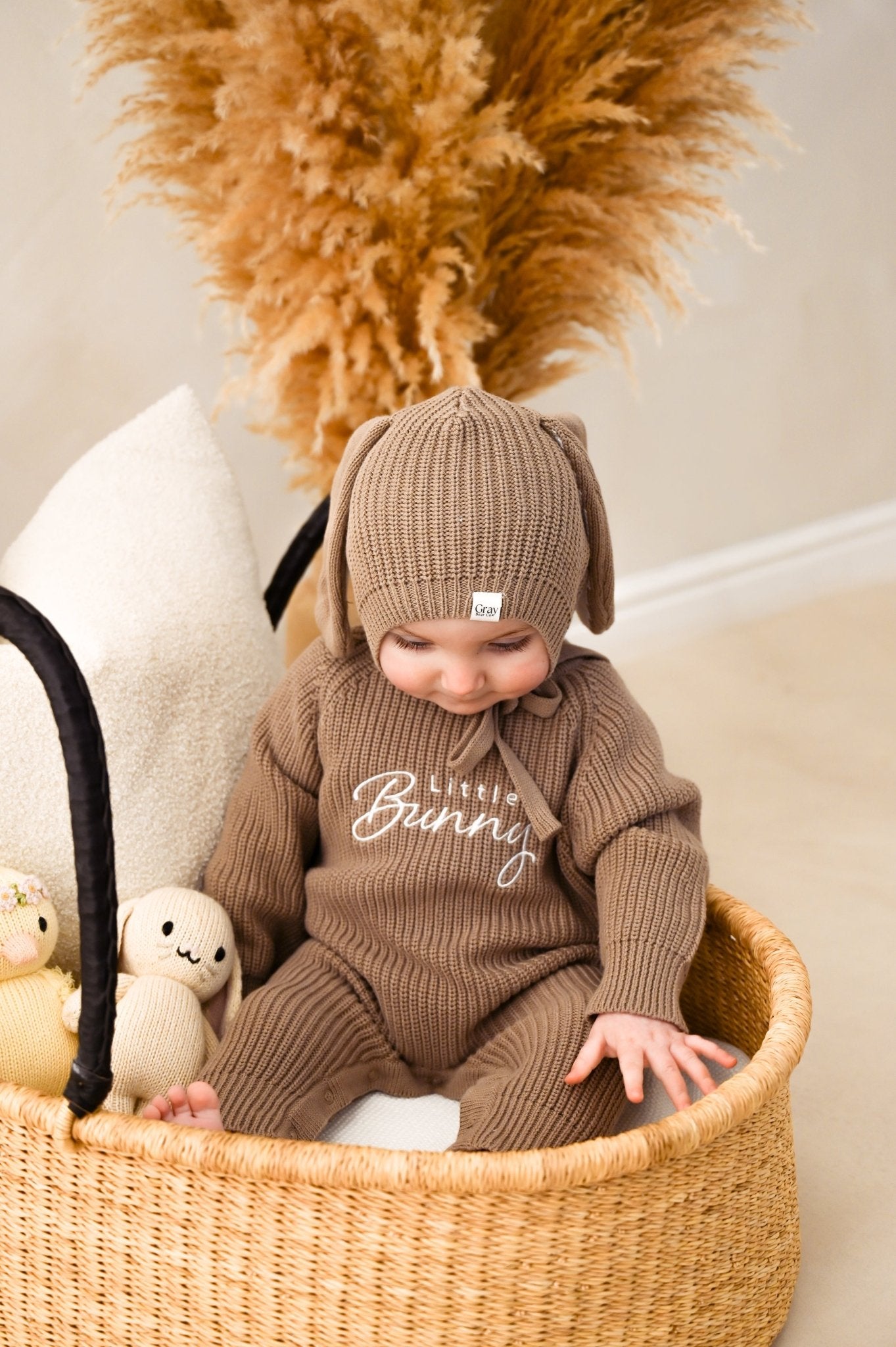 Full Length Mocha Romper | Easter Collection