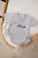 Unisex Wrap Romper | Powder Blue