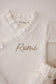Ruffled Edge Wrap Romper | White