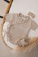 Ruffled Edge Wrap Romper | Fawn