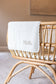 Scalloped Edge Baby Knit Blanket - White