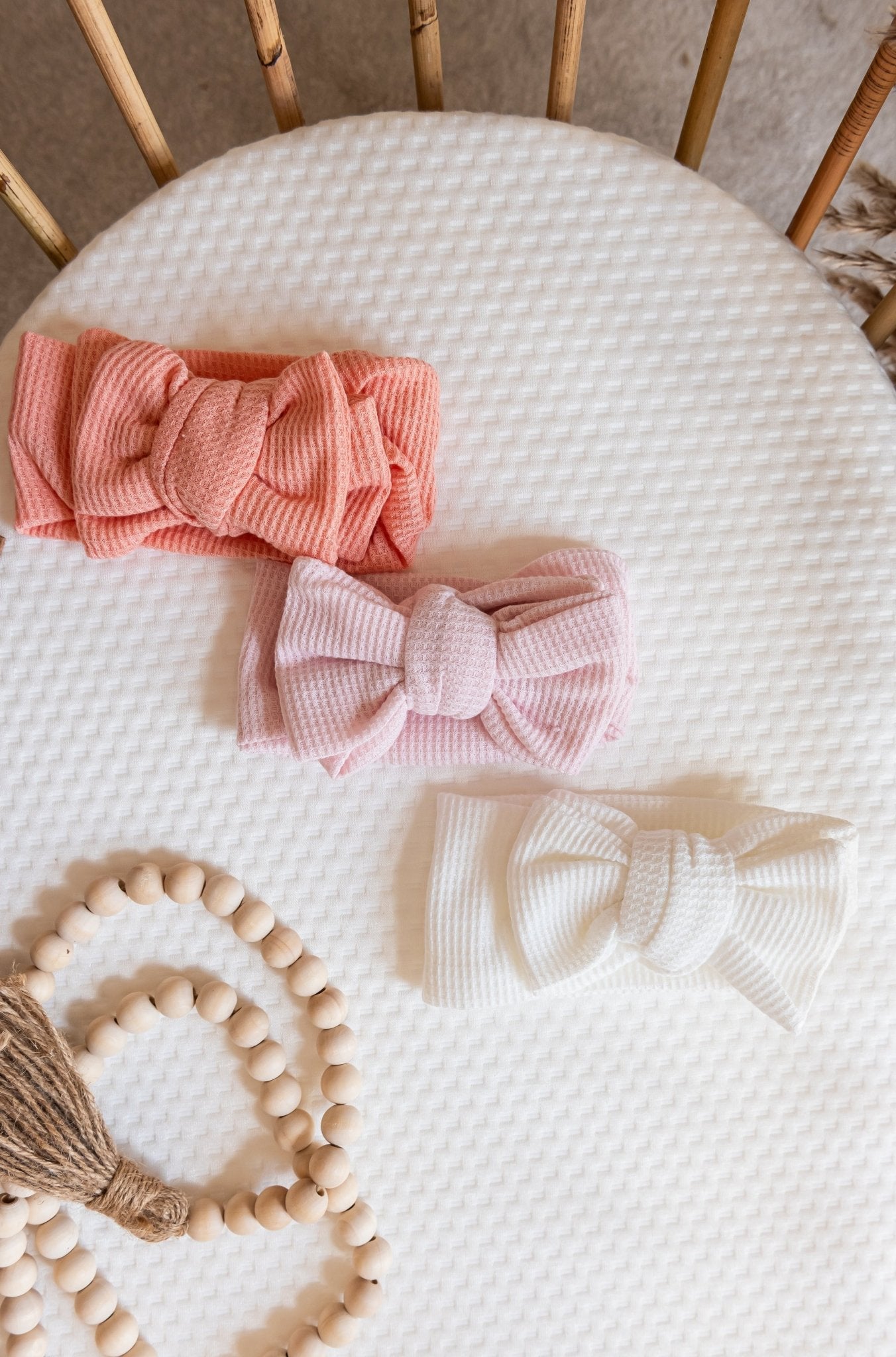 Top Knots | Baby Head Bow | Pink Set of 3