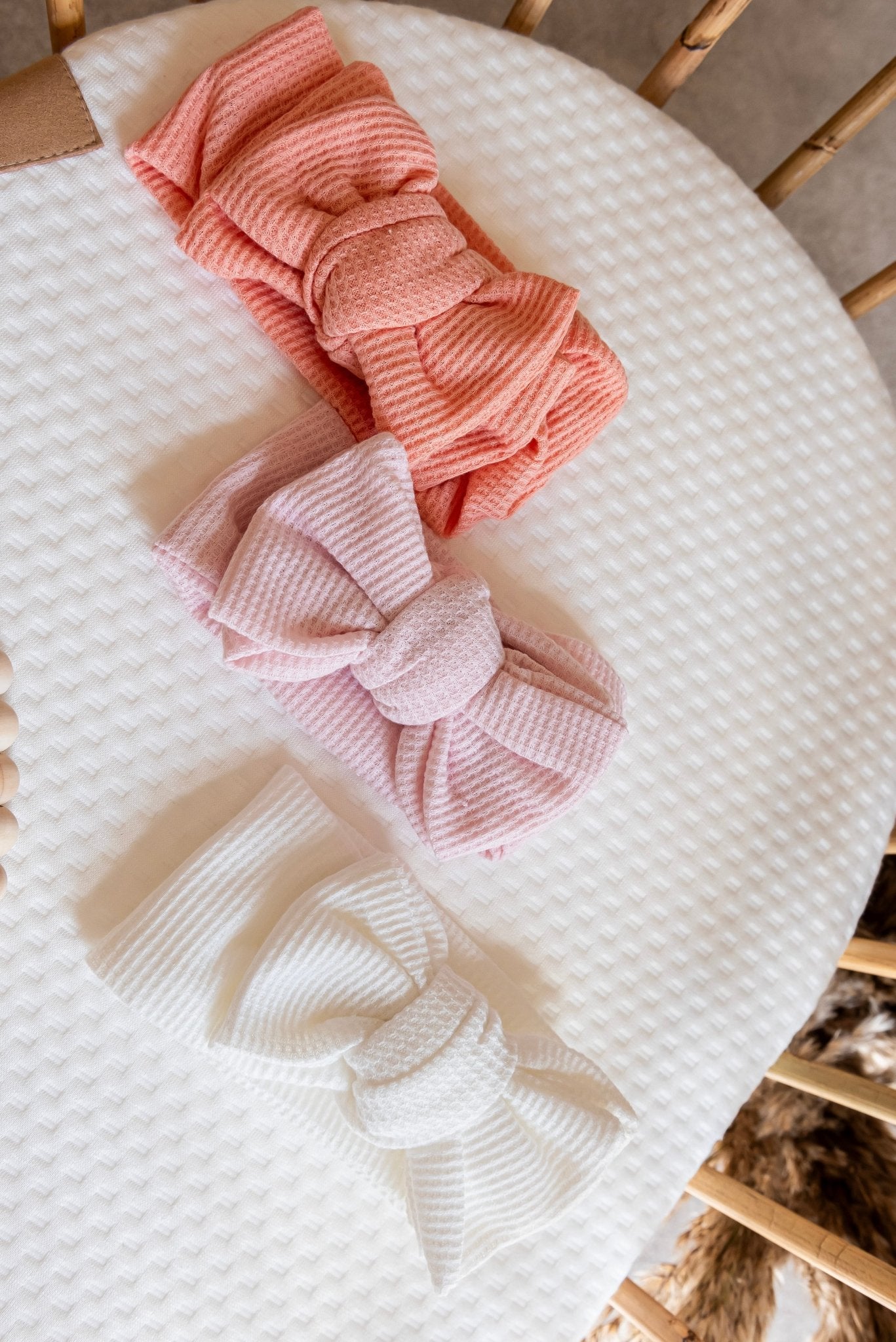 Top Knots | Baby Head Bow | Pink Set of 3