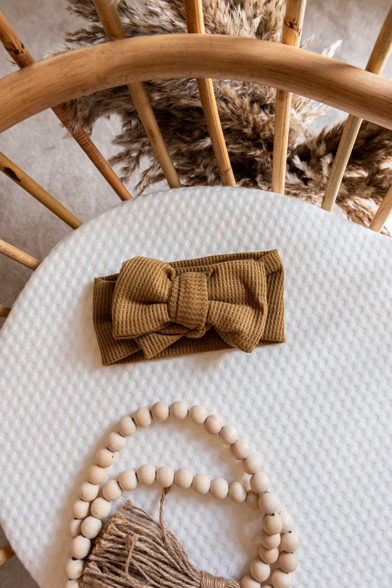 Top Knots | Baby Head Bow | Khaki