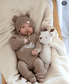 Personalised Full Length Romper | Mocha