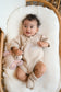 Ruffled Edge Wrap Romper | Fawn