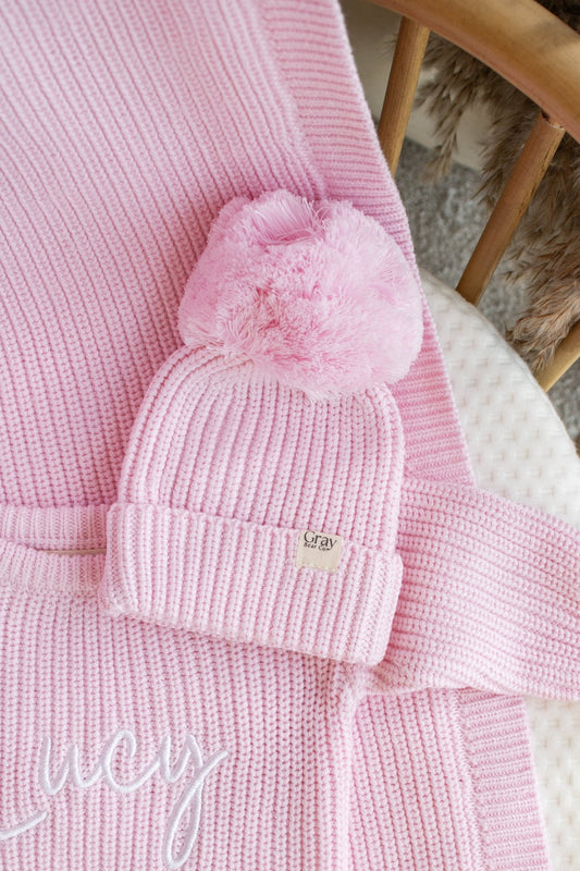 Bobble Hat | petal pink