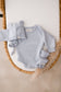 Personalised Powder Blue Romper and accessories | 3 piece Bundle