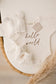 Personalised White Romper and accessories | 3 piece Bundle