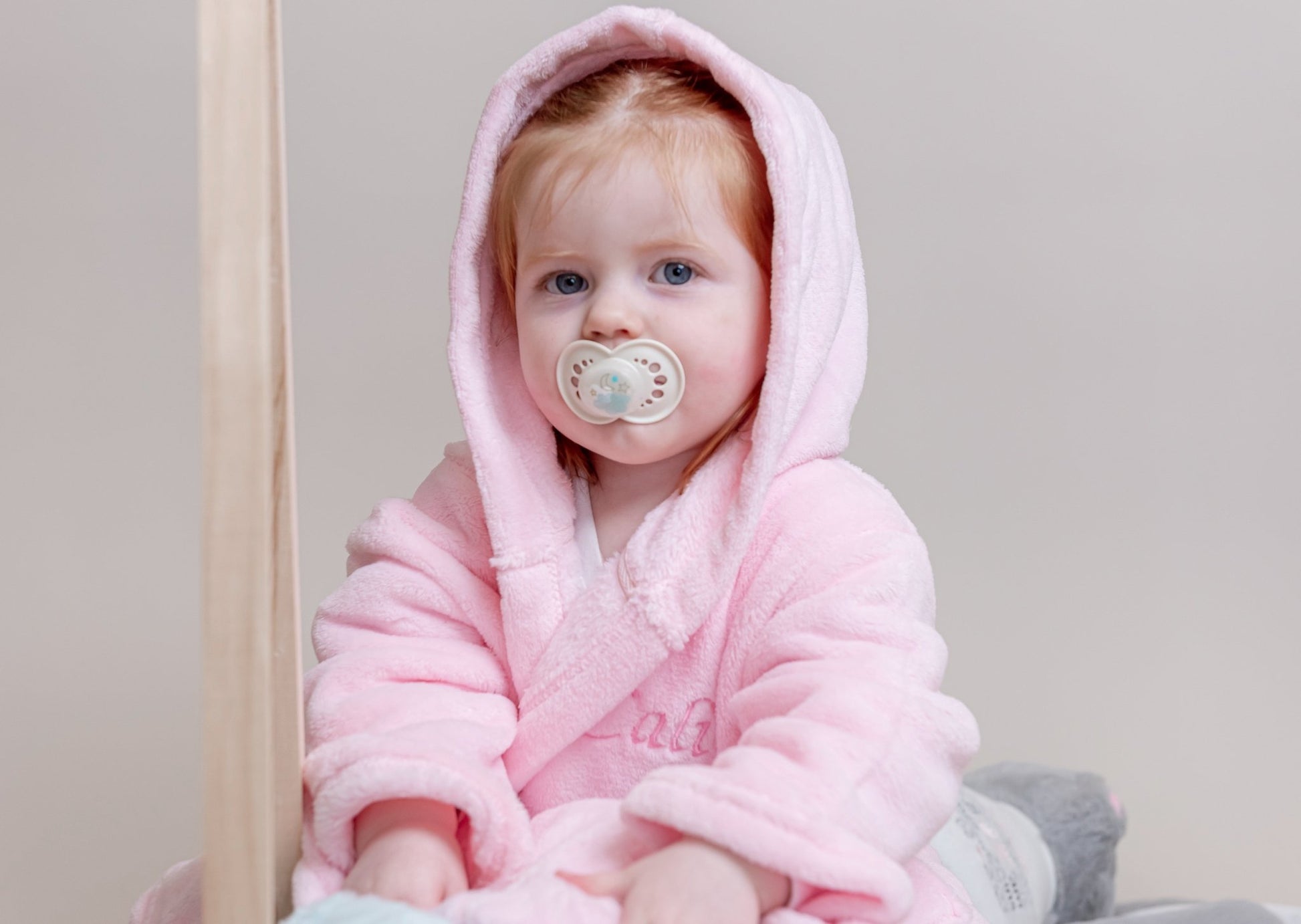 Pink Luxury Personalised Kids Dressing Gown