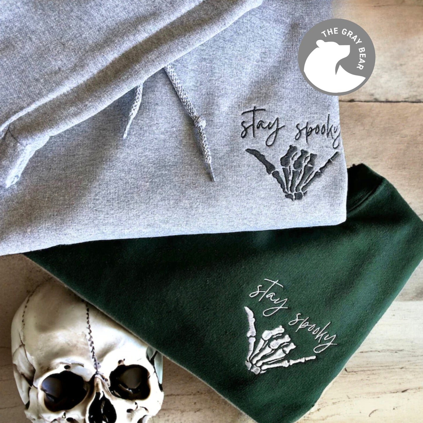Stay Spooky Embroidered Sweatshirt / Hoodie Adult Unisex