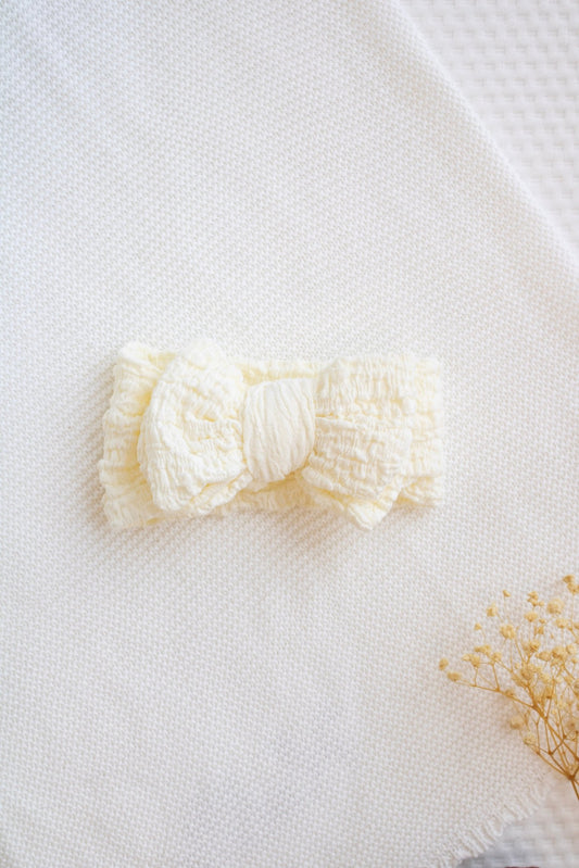 Wrinkle Head Bow | Vanilla