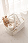 Boucle Nappy Caddy | White