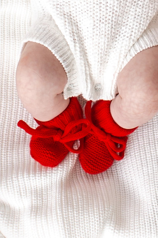 Red Booties / Socks | Christmas Collection