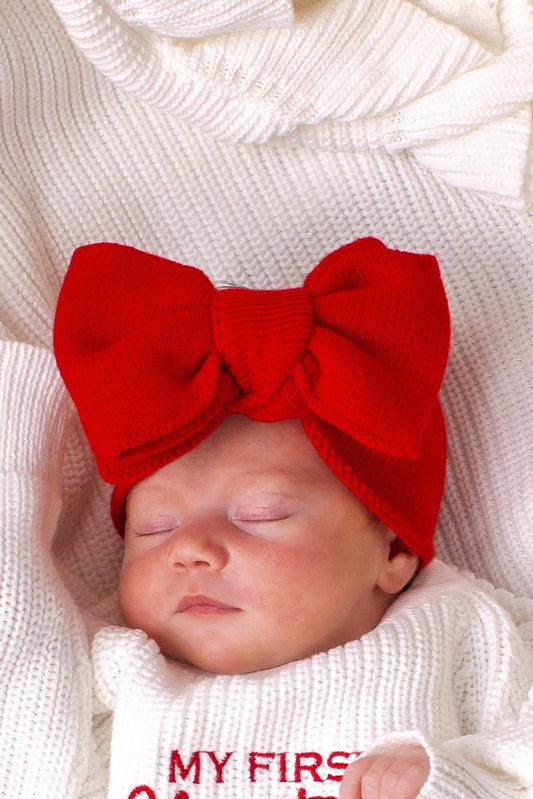 Red Head bow | Christmas Collection
