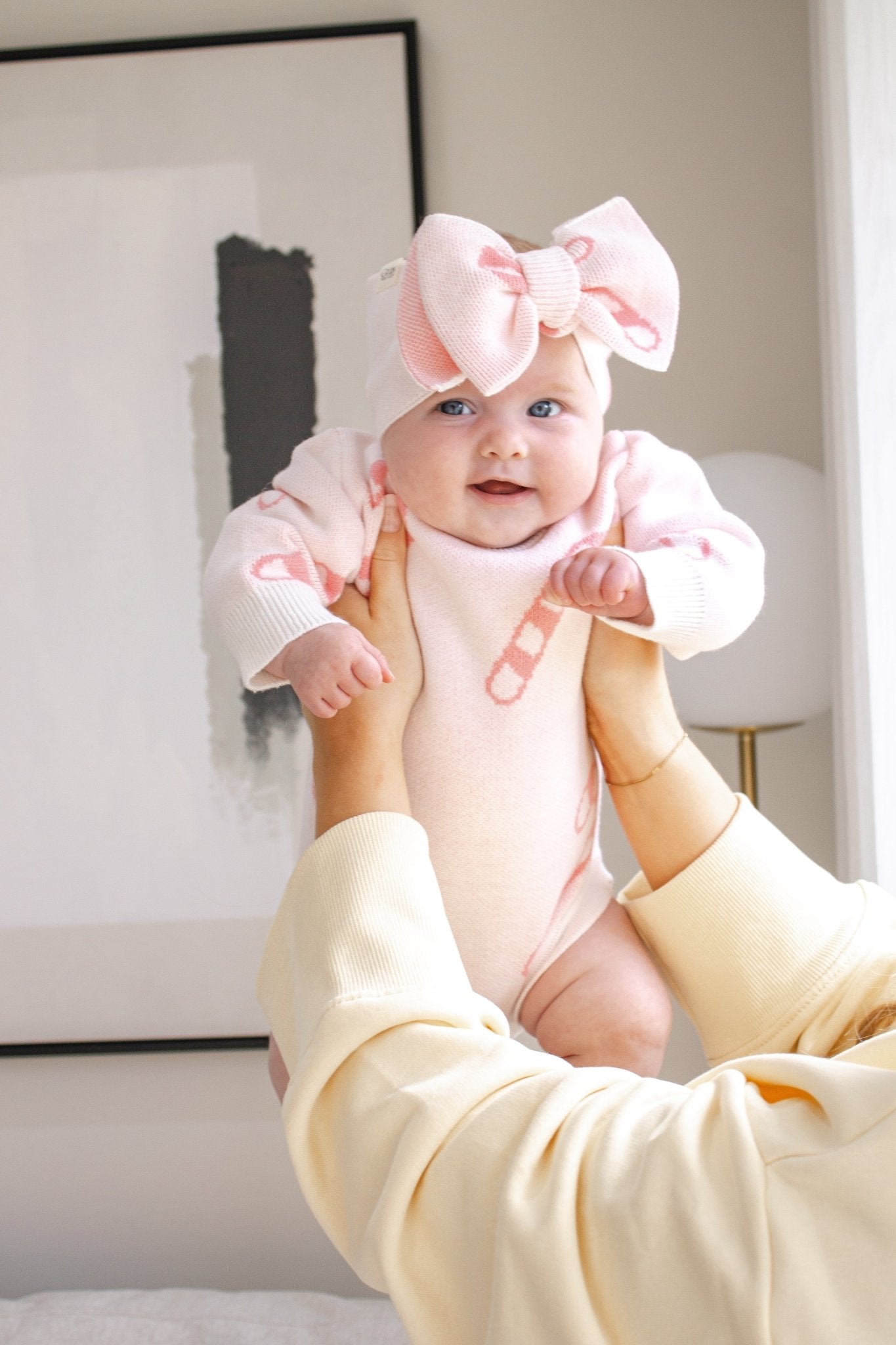 Pink Candy Cane Romper | Christmas Collection