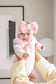 Pink Candy Cane Romper | Christmas Collection