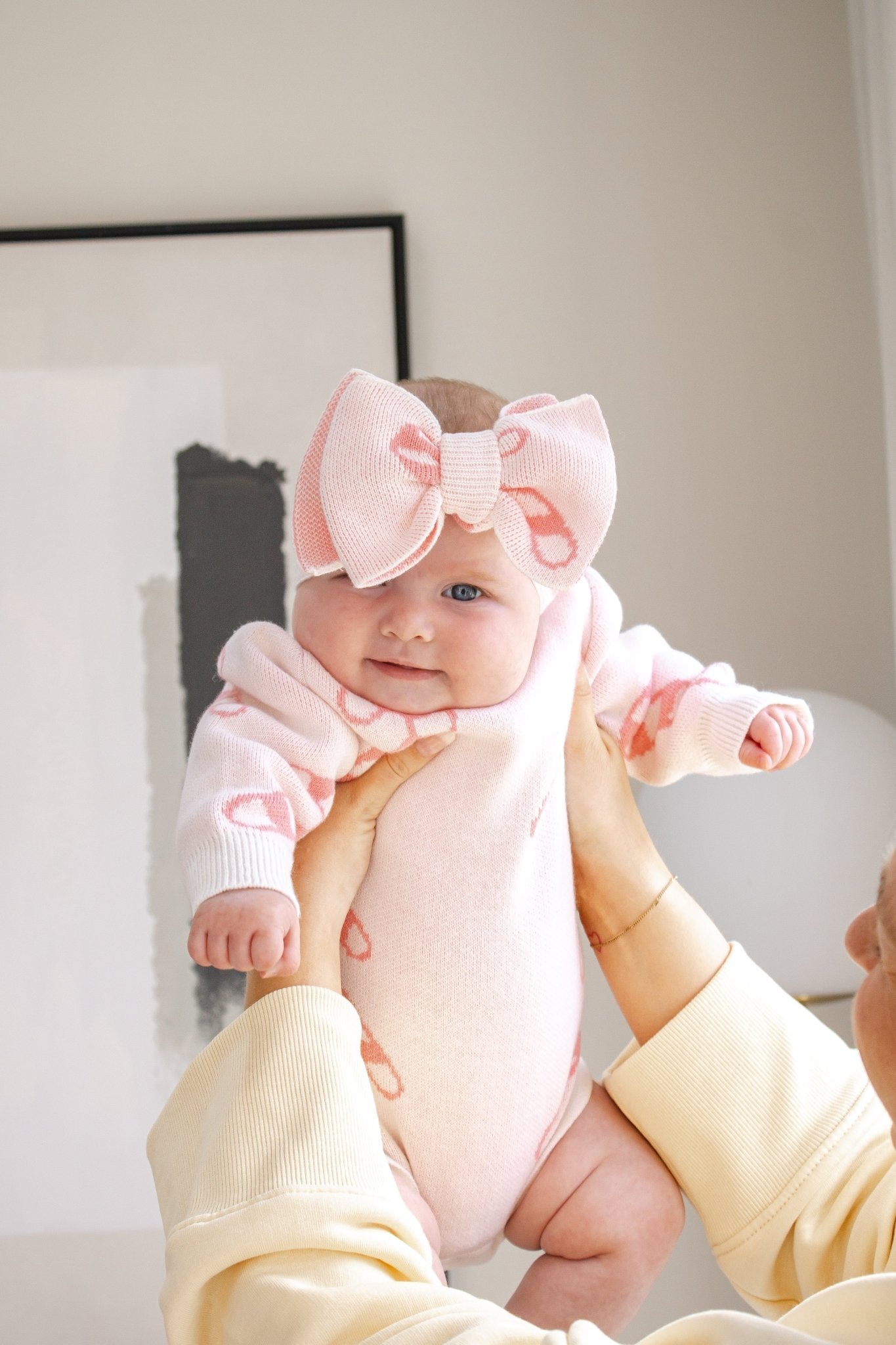 Pink Candy Cane Romper | Christmas Collection