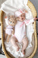 Pink Candy Cane Romper | Christmas Collection