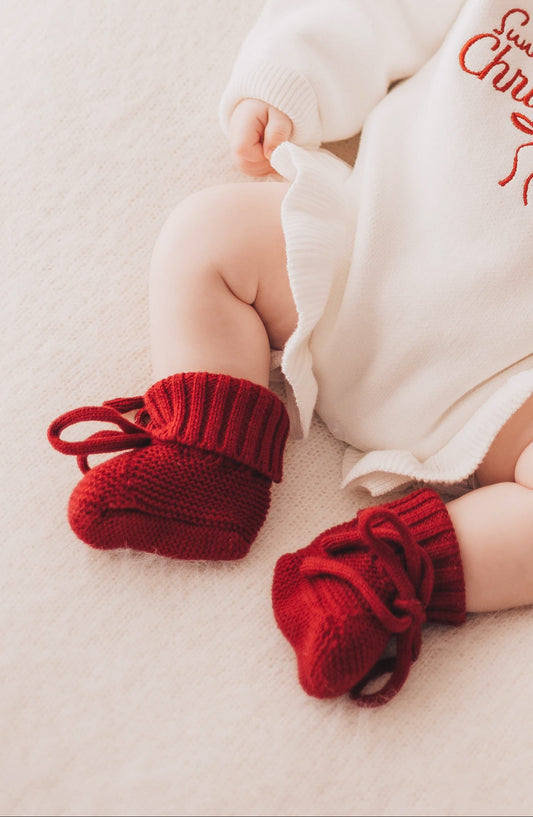 Red Booties / Socks | Christmas Collection