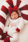 Unisex Personalised first Christmas Romper | Colour Block