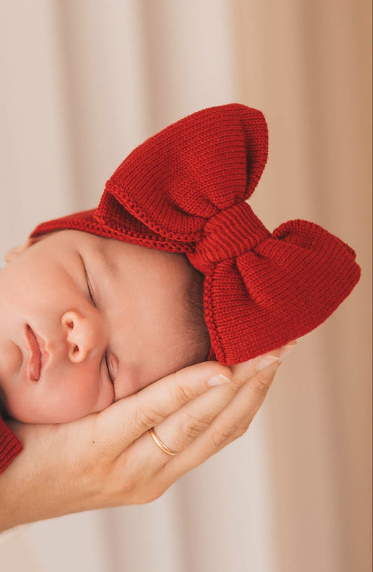 Red Head bow | Christmas Collection