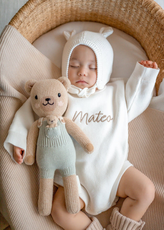 Personalised Unisex Romper | White