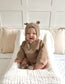 Personalised Unisex Romper | Mocha Brown