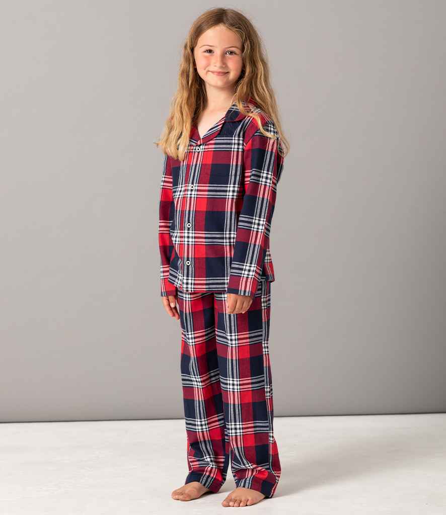 Christmas Kids / Baby Personalised Embroidered Pyjamas and Dressing Gown Set