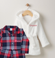 Christmas Kids / Baby Personalised Embroidered Pyjamas and Dressing Gown Set